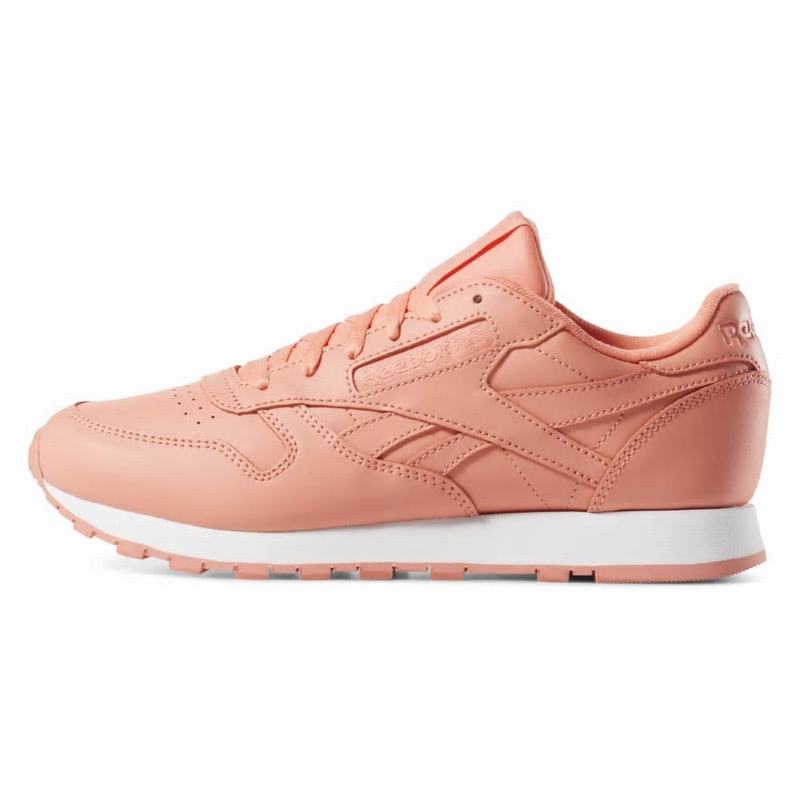 Tenisi Reebok Classic Leather Dama Roz/Albi Romania UN9893MC